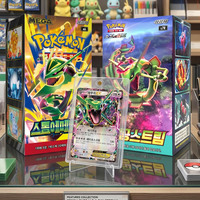 Jeu de Cartes Pokémon TCG Rayquaza Master - Ensemble de 3 Pièces - Storm Emerald Sky Stream EX - Carte Promo Rare - Collection - Jeu de Société - Jouet - Vente en Gros