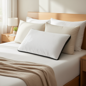 Oreiller ergonomique en mousse à mémoire de forme, forme papillon, 16x24 pouces - Coussin doux pour la maison et l'hôtel - Product Image 1