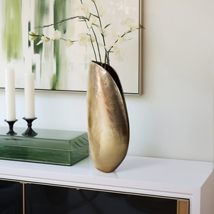 Vase en aluminium fait main de luxe, style côtier moderne, vase décoratif pour la maison, la table, le salon, les mariages et les fêtes à prix abordable - Product Image 6