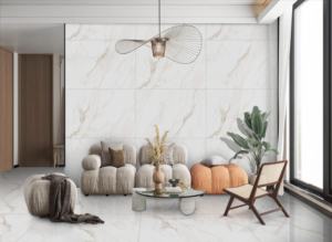 Azulejos de porcelana brillante con patrón de piedra premium de 800x1600, 1200x1800, 750x1500 mm, azulejos de losa de lujo para interiores y exteriores - Product Image 6