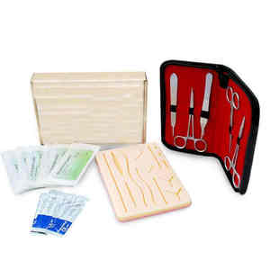 Professional Stainless Steel Silicone Pad Suturing Kit Wound Closure Training <b>Tools</b> for Medical Students Clinic Use Plastic - Product Image 1