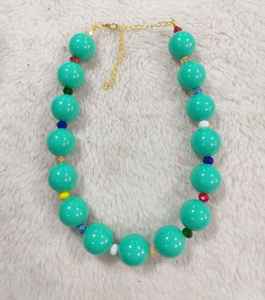 Vintage Geometric Boho Style Resin Beaded <b>Necklace</b> Lightweight <b>Statement</b> Jewelry Unisex Trendy Fashion Accessory Gift Idea - Product Image 4