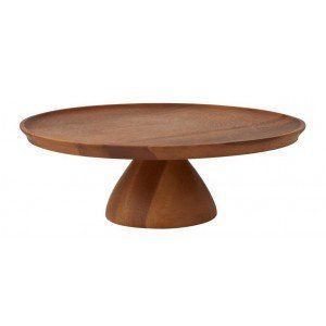 Artisan <b>Crafted</b> Modern & Antique Style Round Wooden Cake Stand with Smooth Edges for Safe Food Serving and Luxury Party Setup - Product Image 2