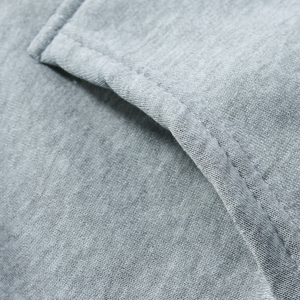 Sudadera con Capucha para Hombre, Más Vendida, con Cierre, 100% Algodón, Manga Raglán, Color Sólido, Informal, para Otoño, Gris, Azul Marino, Felpa Francesa, Corte Regular - Product Image 3