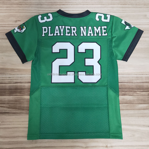 Camiseta de Fútbol Americano Dragons para Hombre, Verde, Cuello en V, Manga Corta, Malla Sublimada, Transpirable, Ajuste Atlético - Product Image 2