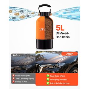 Sistema de Agua para Lavado de Autos Spotless, Medidor de Resina DI de 5L, Agua Desionizada para Lavadora de Autos, Sin Manchas - Product Image 3
