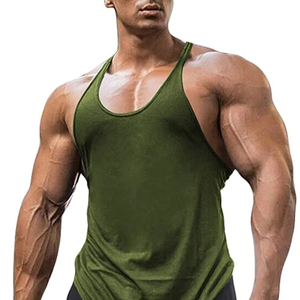 2026 Mens <b>Stringer</b> Tank Top Muscle Fit Bodybuilding Gym Workout <b>Vest</b> Fitness Training Summer Sports Shirt - Product Image 1