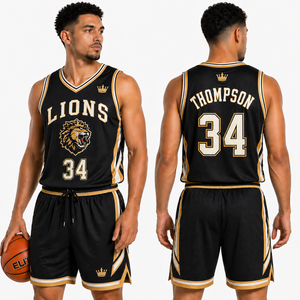 Uniforme de Entrenamiento de Baloncesto, Conjunto de Camiseta de Práctica Personalizada, Ropa Deportiva Transpirable y Ligera, Proveedor OEM, Uniformes de Equipo al por Mayor - Product Image 1