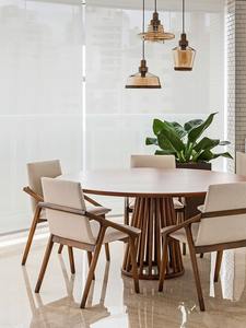 ราวแขวนเสื้อโค้ทสีน้ำตาลขนาดเล็กแบบตั้งพื้น พร้อมตะขอ 3 อัน ใช้เป็นโต๊ะข้างได้ ประหยัดพื้นที่ - Product Image 2