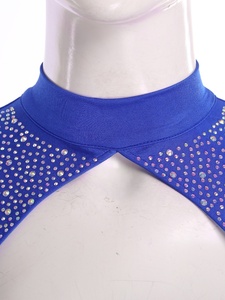 ชุดจั๊มสูทสเก็ตลีลาของผู้หญิงชุดหมีชิ้นเดียวชุดบอดี้สูทสำหรับงานยิมนาสติกงานเต้นรำอุปกรณ์เต้นงานบอลรูมแบบละติน - Product Image 4