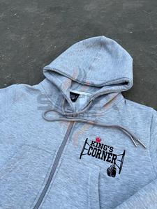 Casual Street Wear Drop Shoulder Loose Cropped Hoodies Custom Logo Vintage Solid Color Lady <b>Zipper</b> Hoodies Coat - Product Image 3