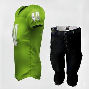 Uniforme de Fútbol Americano de Alta Calidad, Ropa Deportiva para Equipos, Poliéster Duradero, Absorbe la Humedad, Protección UV, Parte Delantera Corta, Color Personalizado - Product Image 2