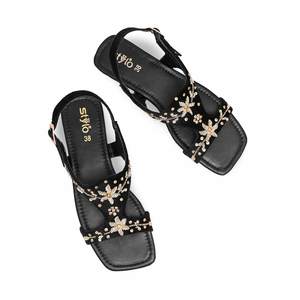 Sandalias de tacón Kohaty EC3181 negras Diseño elegante y elegante - Product Image 1