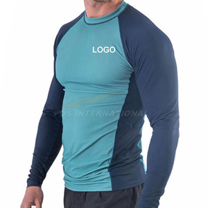 Professional <b>Men's</b> Rash Guard No Gi Jiu Jitsu Grappling Team Uniform Breathable <b>Compression</b> Sportswear Custom Logo OEM ODM - Product Image 6