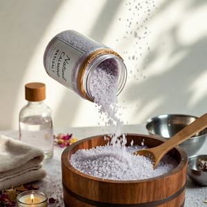 Sal de Baño Natural Calmante Tallada a Mano con Extracto de Manzanilla y Minerales del Himalaya para una Terapia Relajante y Bienestar Corporal y Mental - Product Image 2