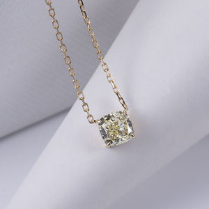 Colgante y Cadena con Diamante Cultivado en Laboratorio IGI D-E-F VVS-VS en Oro, Oro Rosa, Oro Blanco y Plata de Ley - Product Image 5