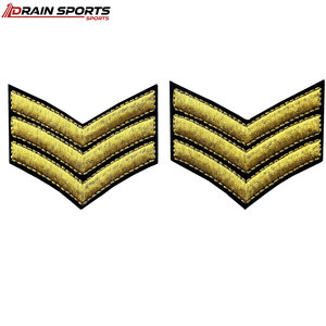 Meilleures ventes : Écussons de grade uniforme brodés Merrow, service OEM, écussons de grade uniforme brodés - Product Image 2