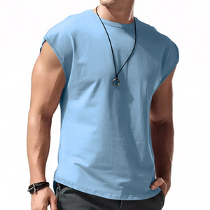 Camiseta de Verano para Hombre al por Mayor, Manga Corta, 100% Algodón, Tejido Peinado, Transpirable, Ecológica, Ajuste Holgado, Estilo Hip Hop - Product Image 3