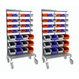 Chariot à médicaments en acier inoxydable, chariot à médicaments d'hôpital, tiroirs, bacs, mobilier médical durable - Product Image 4