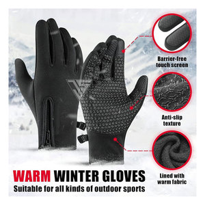 Gants de course unisexes personnalisés avec logo, compatibles écran tactile, pour vélo, moto et cyclisme - Product Image 2