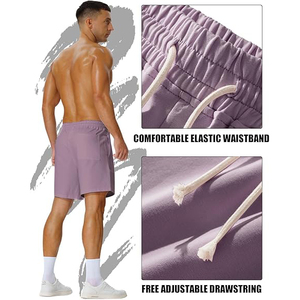 Shorts en toile superposés à double genouillère pour hommes, style baggy, pantalon de skateboard, streetwear le plus vendu, esthétique grunge décontractée - Product Image 4