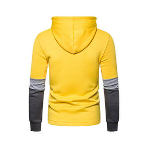 Vêtements techniques de plein air, sweat-shirt à capuche léger et écologique en coton/polyester pour homme, sweat-shirt en polaire multicolore - Product Image 1