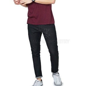 Pantalones Vaqueros de Algodón de Corte Regular Cómodos para Uso Diario, Diseño Clásico y Acabado Duradero para Uso Casual Diario - Product Image 4