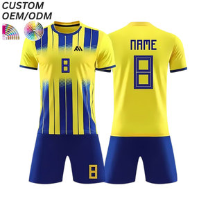 Uniforme de Entrenamiento Corto de Fútbol Transpirable con Estampado 100% Poliéster, Soporte OEM ODM para Fábrica de Ropa de Fútbol al por Mayor - Product Image 6