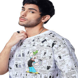 Logo personnalisé Streetwear surdimensionné coton lourd hommes t-shirts graphique haute qualité impression lourd lavage à l'acide vintage t-shirt - Product Image 3