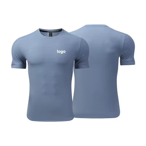 Camiseta Deportiva Ligera y Transpirable para Hombre, Personalizada, de Manga Corta, Tejida, con Logotipo Estampado, para Correr - Product Image 4