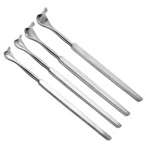 4-Pcs Set Ophthalmic EyeLid Retractor 4 Pcs Set Surgical Instruments Basis of Surgical Ophthalmology Stainless Steel Retractor - Product Image 1