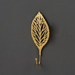 Gancho de Pared de Latón Hecho a Mano, Gancho de Latón Simple para un Aspecto Interior Limpio, Gancho de Latón Minimalista para Decoración de Pared Moderna - Product Image 2