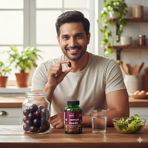 Extracto Natural de Semillas de Syzygium Cumini, Píldoras Herbales, Producto Botánico de Bienestar de Primera Calidad, Venta al Por Mayor - Product Image 3