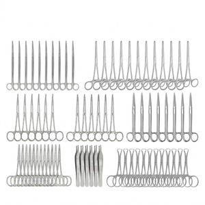 Juego de 72 Instrumentos Quirúrgicos Veterinarios, Paquete de Pinzas para Esterilización, Acero Inoxidable Alemán, Reutilizables, Autoclavables, para Cirugía Ortopédica Canina - Product Image 6