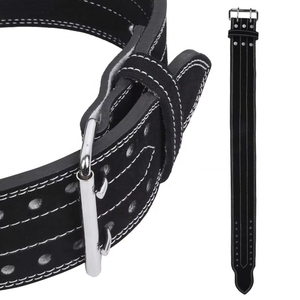 เข็มขัดหนังยกน้ำหนักปรับได้เข็มขัดออกกำลังกายเข็มขัดหนังยกน้ำหนักดีไซน์ใหม่ล่าสุดปรับได้ - Product Image 4