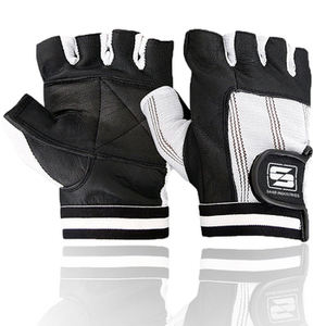 Gants de musculation en cuir pour hommes et femmes, pour entraînement fitness, levage de poids lourd, protection des mains, gants de musculation personnalisés - Product Image 1