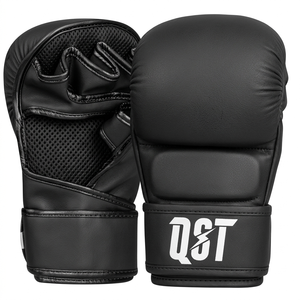 Guantes de Boxeo para Sparring, de Cuero PU, Guantes de Entrenamiento con Absorción de Impactos para Gimnasio, Fitness y Entrenamiento - Product Image 1