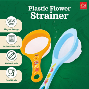 Colador de Té y Café de Plástico con Diseño Floral, Utensilio de Cocina Multiusos - Product Image 5