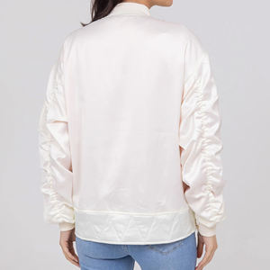 Customized High Quality Lightweight <b>Winter</b> Bomber <b>Jacket</b> <b>for</b> <b>Women</b> Stand Collar Full Zipper Breathable <b>Warm</b> Plus Size OEM - Product Image 1