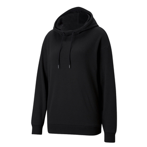 Sudadera con Capucha Roja para Mujer, Manga Larga, Tejida en Algodón, Informal, Corta, de Color Sólido, Transpirable, con Bolsillos, para Otoño - Product Image 4