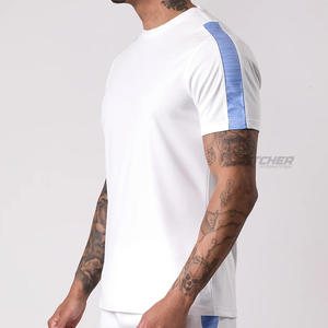 Camisetas Personalizadas para Gimnasio para Hombre, 100% Algodón, Tejido de Punto, Diseño Gráfico Personalizado, Secado Rápido, Ropa Deportiva Transpirable - Product Image 5