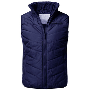Chalecos Acolchados de Invierno de Alta Calidad, Chalecos de Cuero Personalizados con Capucha para Hombre - Product Image 5