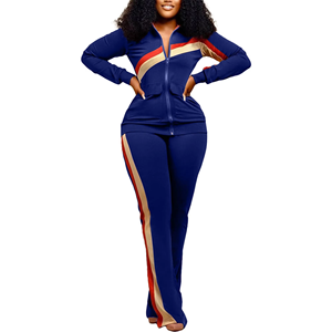 Chándal de Invierno de Primera Calidad para Mujer, Diseño de Dos Piezas, Personaliza Tu Propio Chándal de Manga Larga para Mujer - Product Image 2