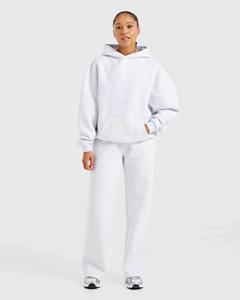 Pantalon large décontracté en polaire pour femme, idéal hiver et automne, style sport ample, coupe droite, pour l'extérieur - Product Image 2