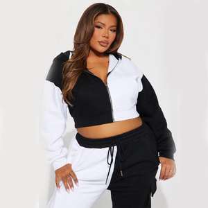 เสื้อฮู้ดดี้ผู้หญิงคุณภาพพรีเมียม ผ้าฝ้าย 100% เป็นมิตรกับสิ่งแวดล้อม ระบายอากาศได้ดี สีสันปรับแต่งได้ สวมใส่สบาย ความยาวปกติ แขนสั้น - Product Image 4