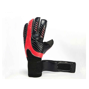 Football Goalkeeper Gloves White Pink PU Material Full Finger Non-Slip Breathable Adjustable Wrist <b>Strap</b> Unisex - Product Image 2