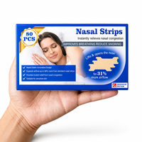 Bandes nasales pour un meilleur sommeil, anti-ronflement, bandes nasales Breathe Right Extra Strength pour adultes, logo personnalisé disponible