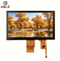 Módulo de Pantalla LCD TFT Integrado de 7 Pulgadas, Interfaz RGB, Pantalla LCD IPS Industrial para Sistema de Control Inteligente, Más Vendido