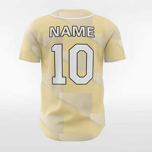 Camiseta al por mayor con MOQ bajo, 100% poliéster, jersey de béisbol para hombre y joven, uniformes de softbol personalizados, color sólido estampado - Product Image 4