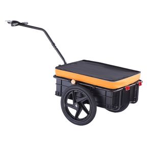 Chariot de vélo robuste, capacité de charge de 88 lb, remorque de transport pour vélo, pliable, rangement compact, attelage universel, conforme aux normes imperméables - Product Image 1